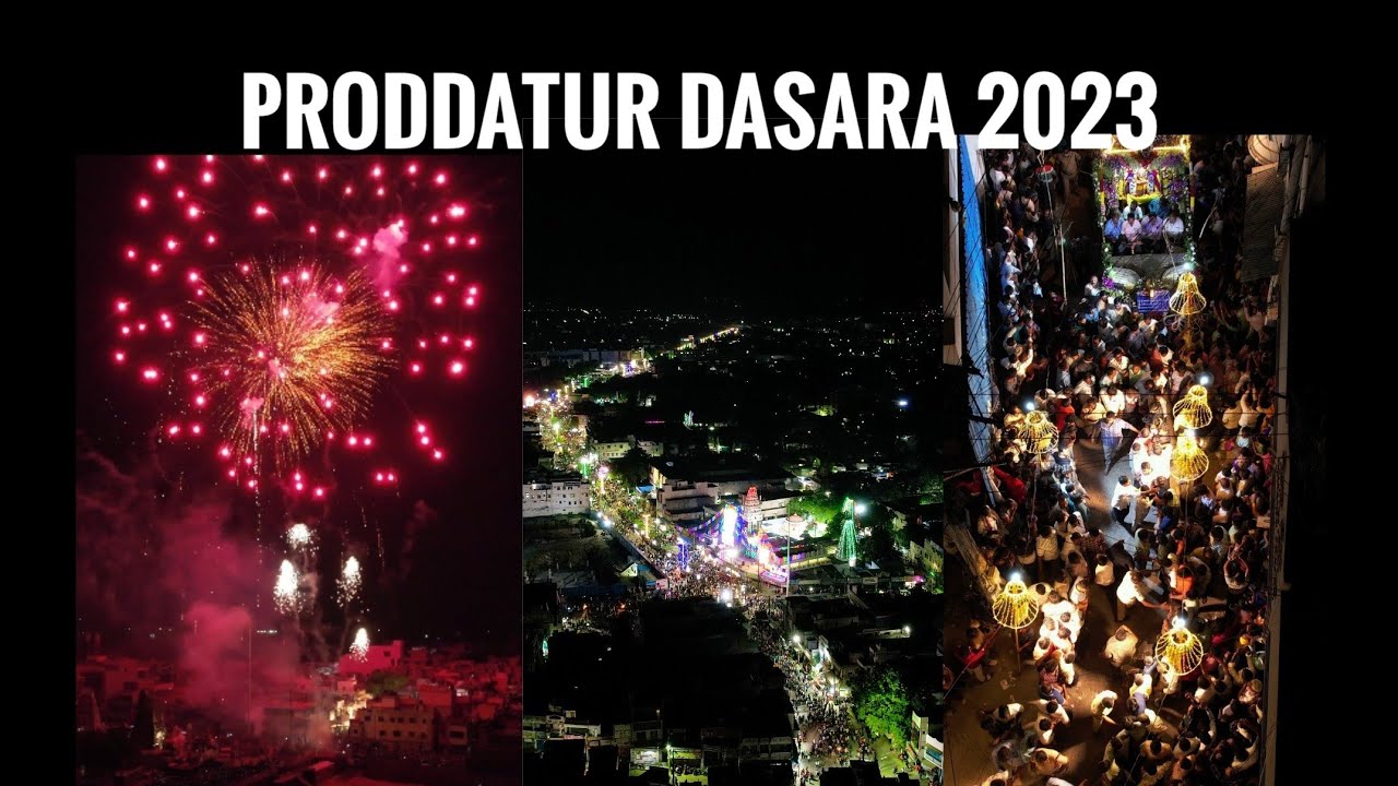 Proddatur Dasara 2023 |Crackers Show| Drone 4k Visuals | JakeerVisuals | Mana Voice 