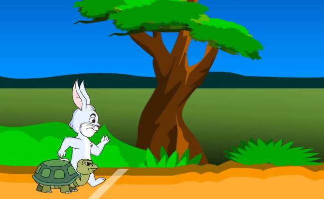 Rabbit and Tortoise stories Telugu and English