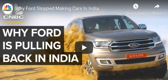 Why Ford Stopped Making Cars In India