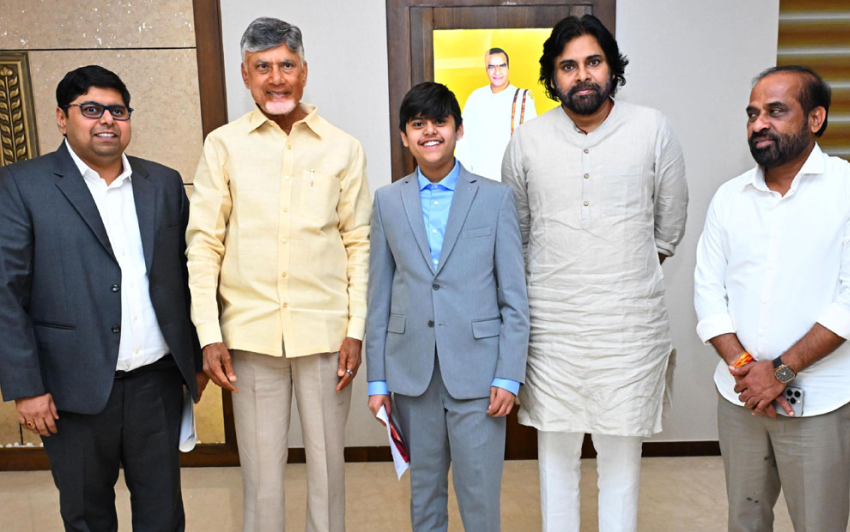 14-Year-Old Develops AI-Based Heart Disease Detection App – CM Chandrababu Appreciates