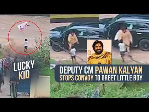 A video of Pawan Kalyan stopping his convoy for a small child has become widely shared