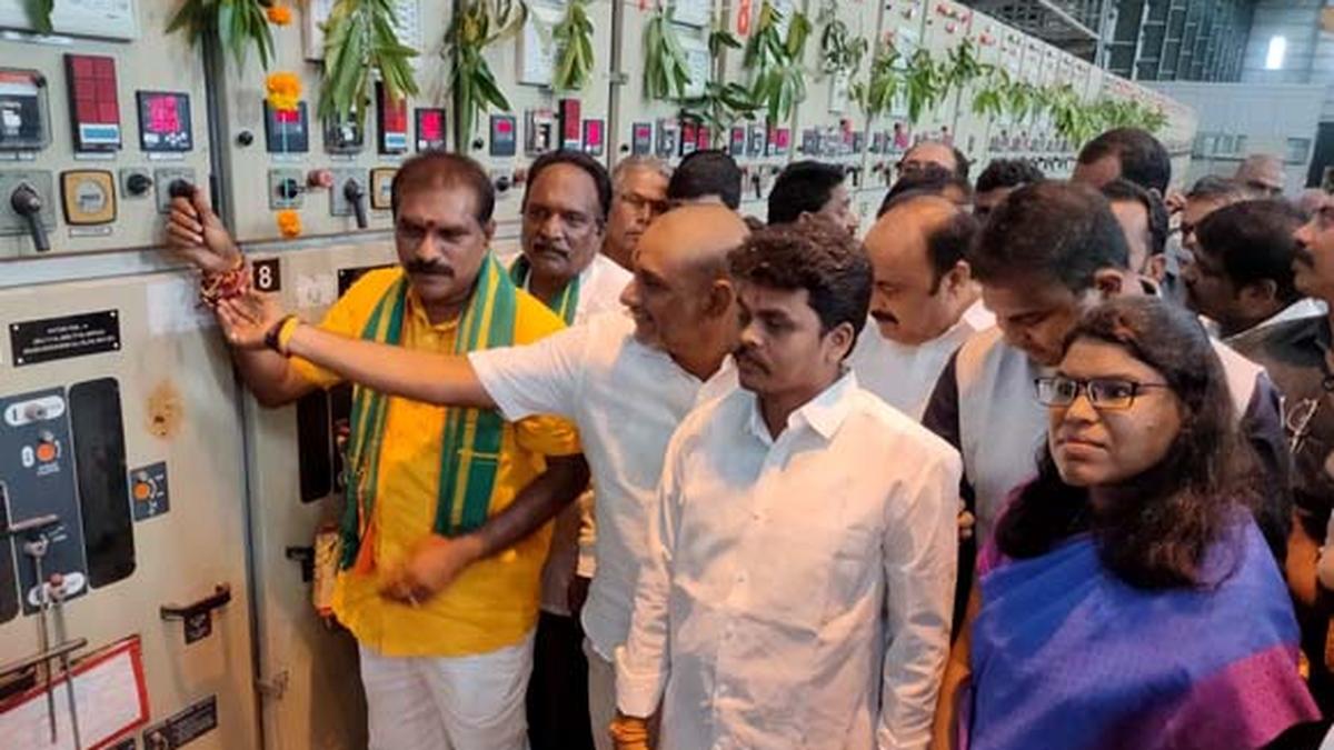 Andhra Pradesh Minister releases water from the Pattiseema and Tadipudi lift irrigation projects