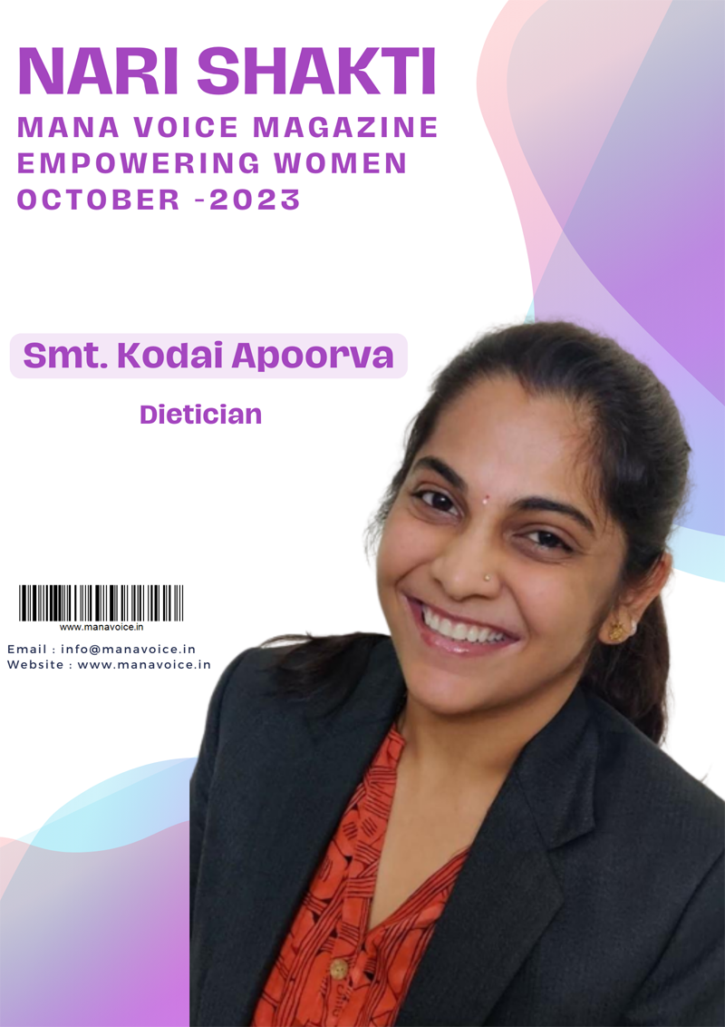 Apoorva Dietician: A Journey of Changing Lives Through Healthy Choices | Nari Shakti - Empowering Women | Mana Voice