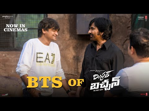 Behind the Scenes Video Mr Bachchan with Ravi Teja and Bhagyashri