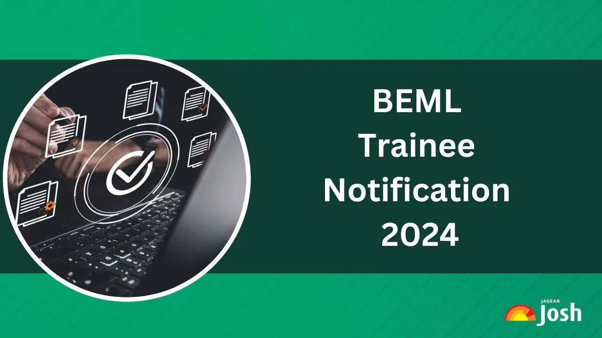 BEML Recruitment 2024 Notification Released for 100 Trainee Vacancies