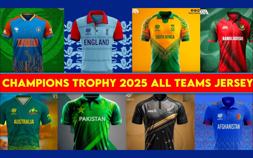 Champions Trophy 2025: India's New Jersey Features Pakistan's Name – First Glimpse!