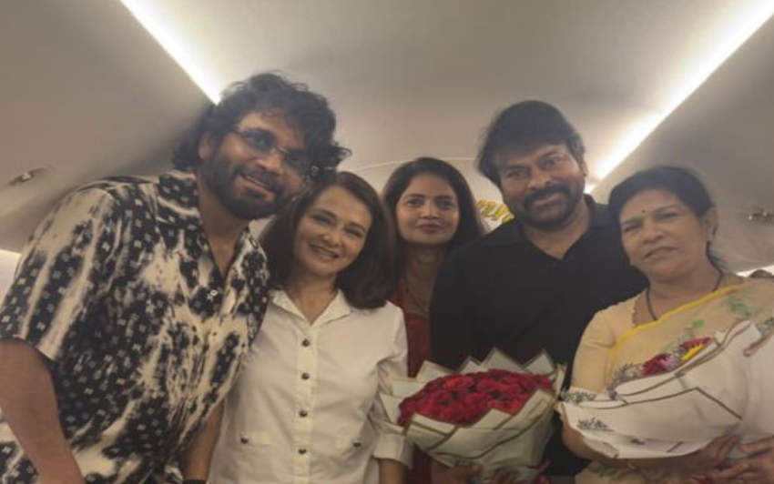 Chiranjeevi: Wedding Anniversary Celebrations on a Flight… Megastar Calls Surekha His Greatest Blessing!