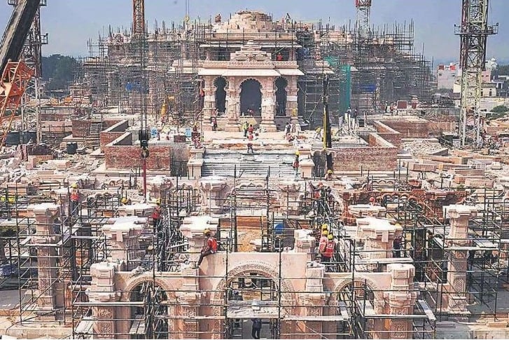 Construction of the Ram temple is progressing swiftly: Trust