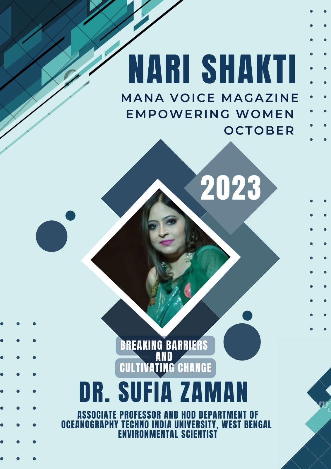 Breaking Barriers and Cultivating Change: The Inspiring Journey of Dr. Sufia Zaman | Empowering Women | Mana Voice