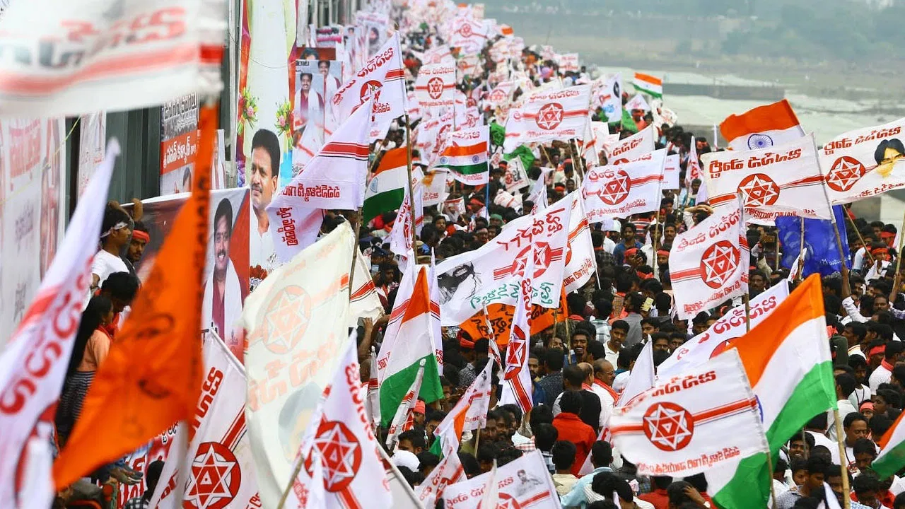 Friends from the same platform Saffron on the flags Janasena's frequent movements