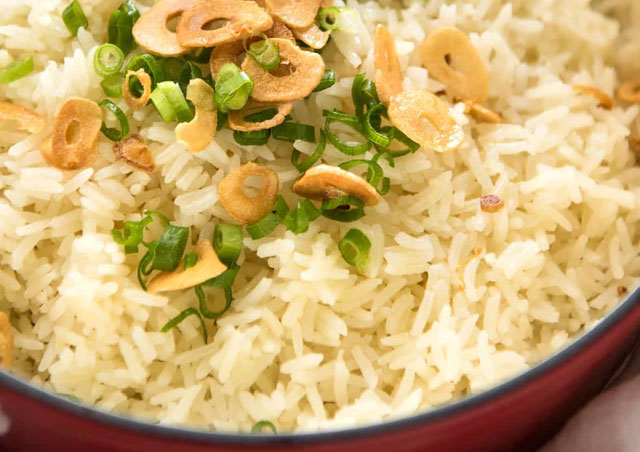 Garlic Rice Recipe in Telugu and English