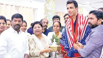 Hero Sonu Sood visited Nature Cure Hospital.