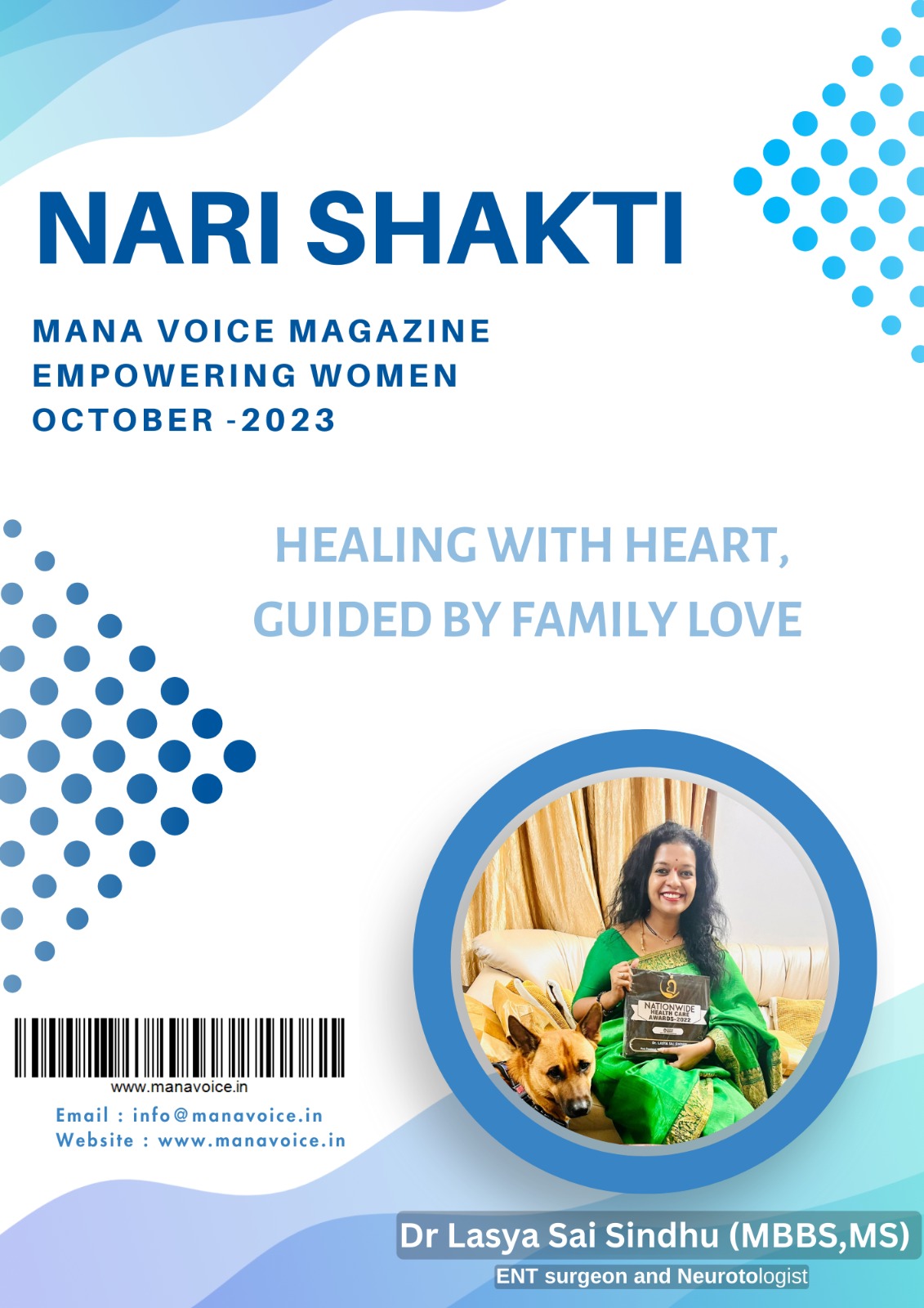 Dr. Lasya Sai Sindhu: Healing with Heart, Guided by Family Love | Nari Shakti - Empowering Women | Mana Voice