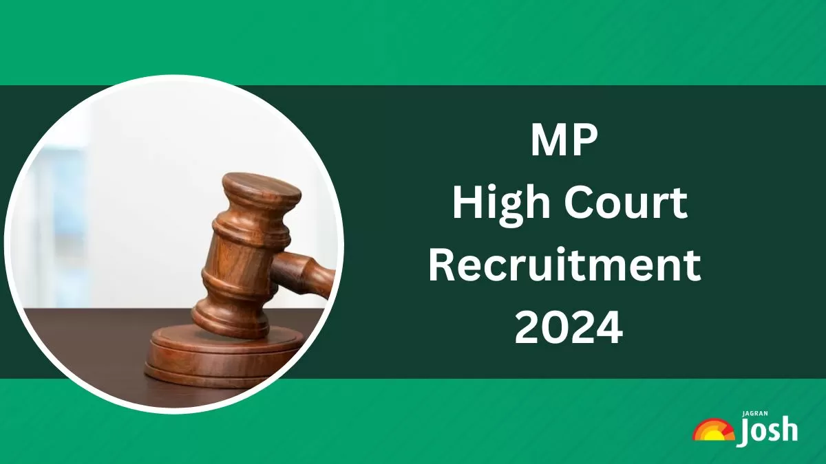 MP High Court Recruitment 2024 Apply Online for 40 Junior Judicial Assistant Posts