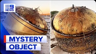 Mysterious object found on Australian beach.