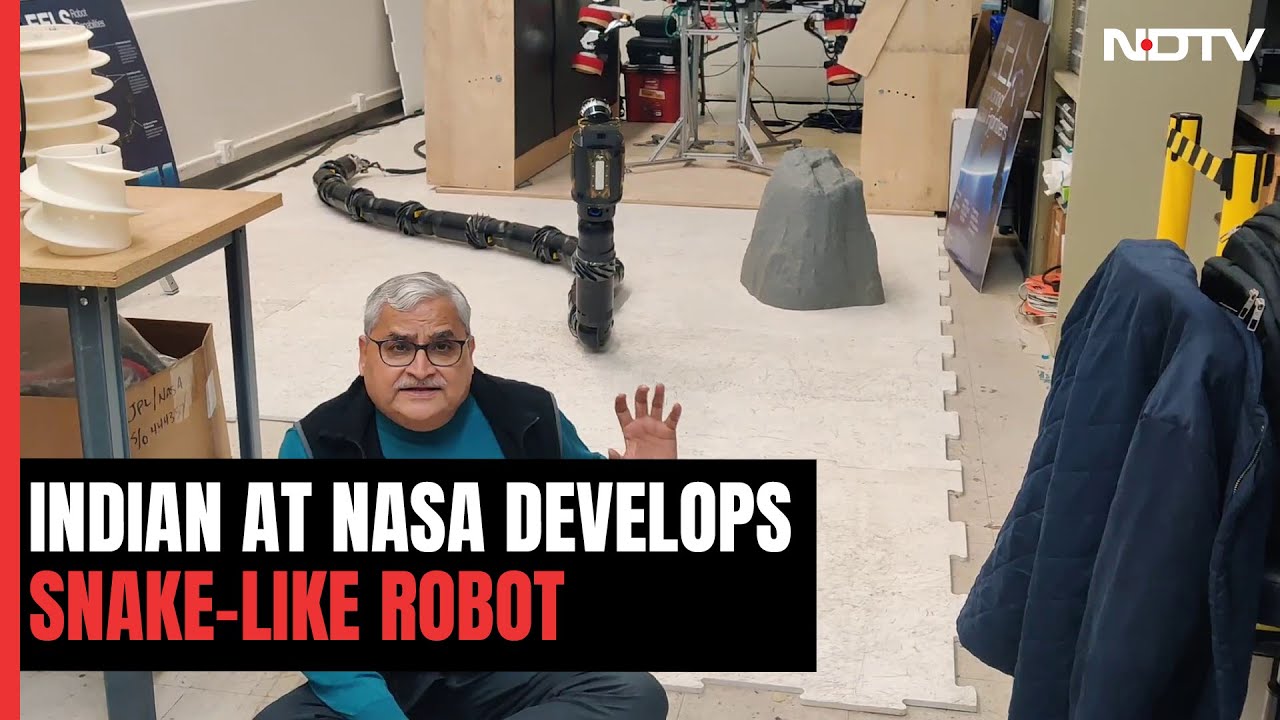 NASA has designed a snake-like robot for the exploration and search for extraterrestrial life