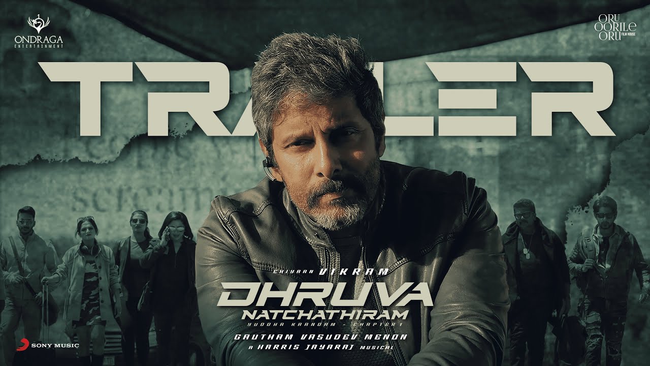 Official Trailer for Dhruva Natchathiram - Starring Chiyaan Vikram and Music by Harris Jayaraj