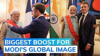 PM Modi honored with France's highest award.