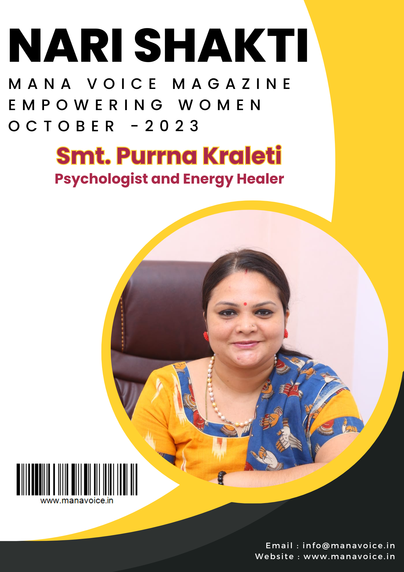 Purrna Kraleti: Cultivating Mental Wellness with Love and Healing | Nari Shakti - Empowering Women | Mana Voice