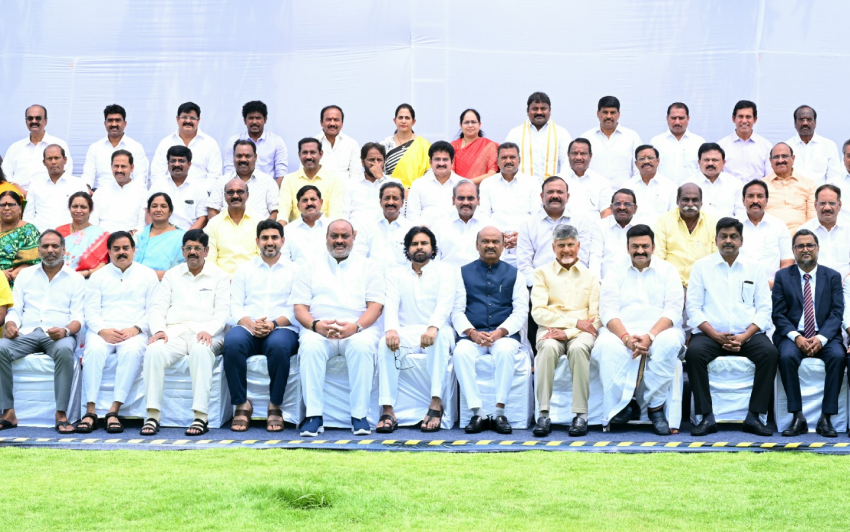 Raghurama Krishnaraju Shares Group Photos of MLAs