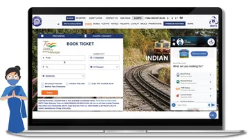 Railway e-ticket booking is now very easy.. Just say it by mouth and the ticket will be booked..