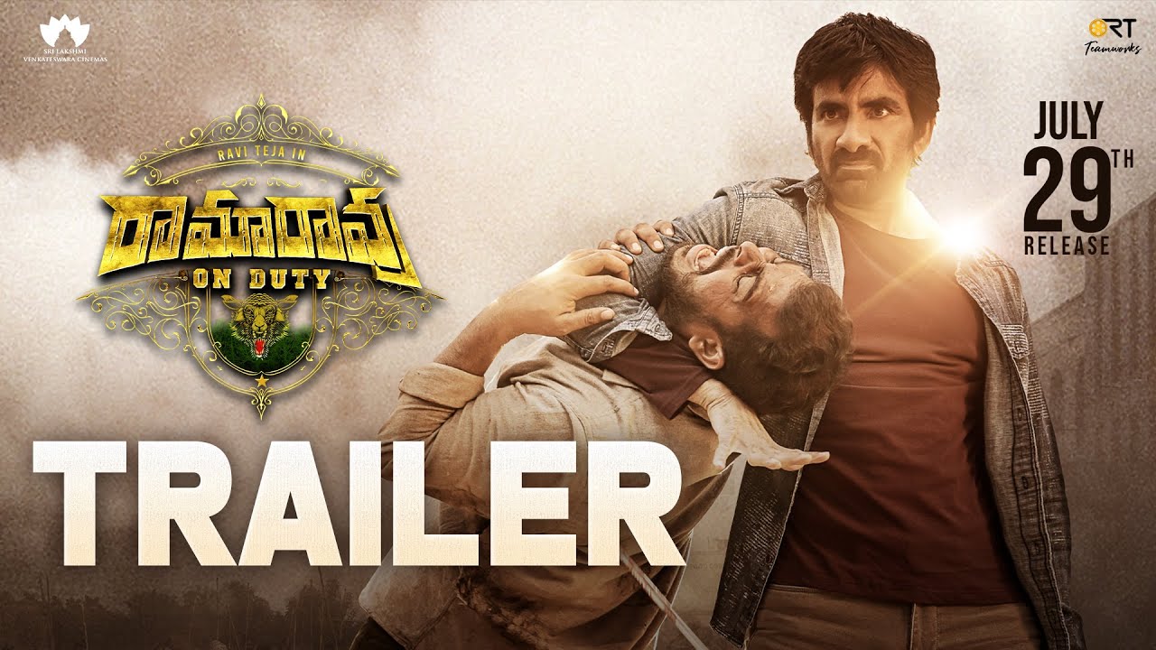 Ravi Teja Rama Rao On Duty Trailer