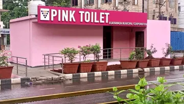 Separate toilets for women with special facilities at various places within VMC