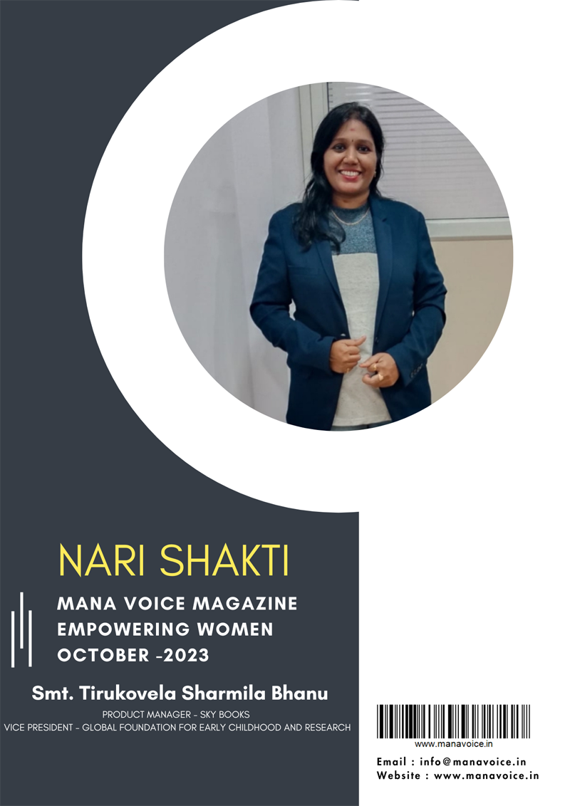 Sharmila Bhanu Tirukovela: Illuminating Minds as the Architect of Educational Excellence | Nari Shakti - Empowering Women | Mana Voice