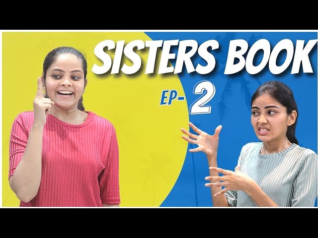 Sisters book || page-2 || Niha Sisters || Sisters series || comedy || Manavoice Webseries