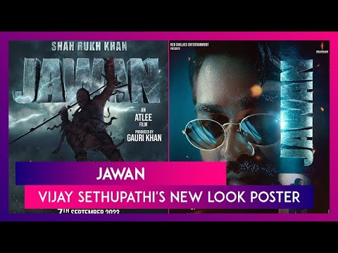 SRK s Jawan Gains Momentum with Vijay Sethupathi s Intense Look Poster