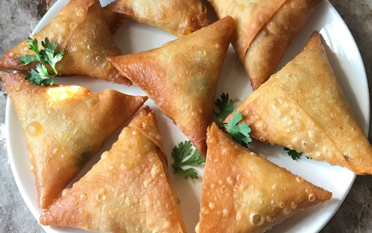 Tasty  Onion Samosa Recipie In English and Telugu