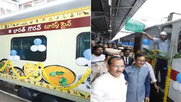 The first tourist train from Telugu states..