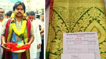 The saree presented by Pawan to Durgamma has been returned to him. This is the reason.