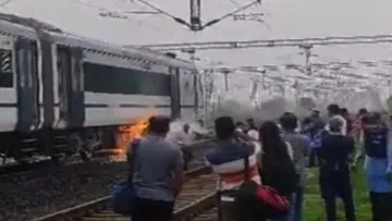 The Vande Bharat Express accident was the result of a sudden fire