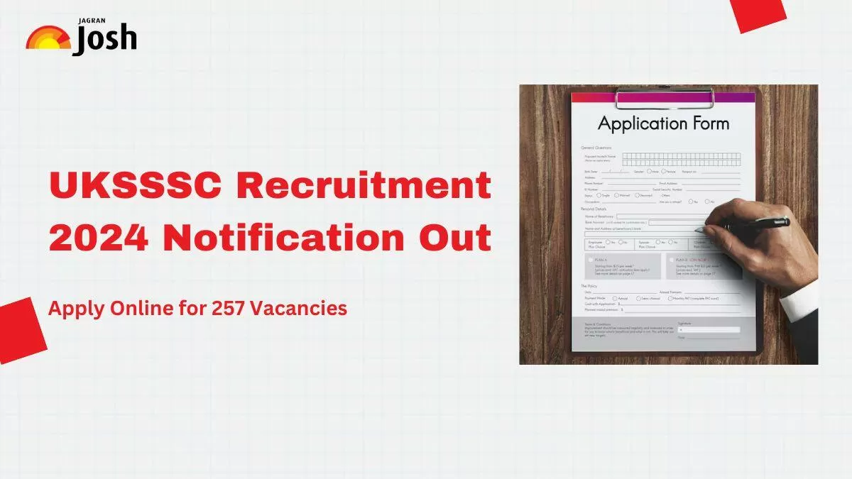 UKSSSC Steno Recruitment 2024 Released Apply Online for 257 Positions Including PA Stenographer and More