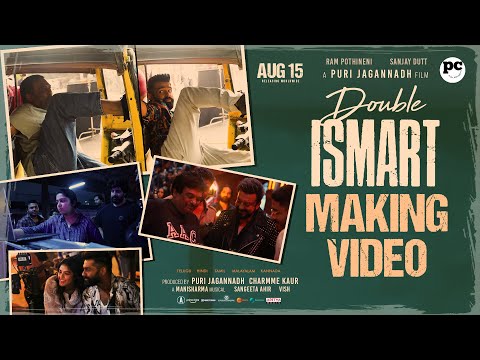 Video Behind the Scenes of Double ISMART with Ram Pothineni and Sanjay