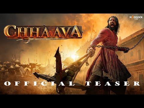 Video Chhaava Hindi Teaser featuring Vicky Kaushal and Rashmika Mandanna