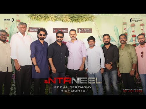 Video Highlights from the NTR31 Movie Pooja Ceremony