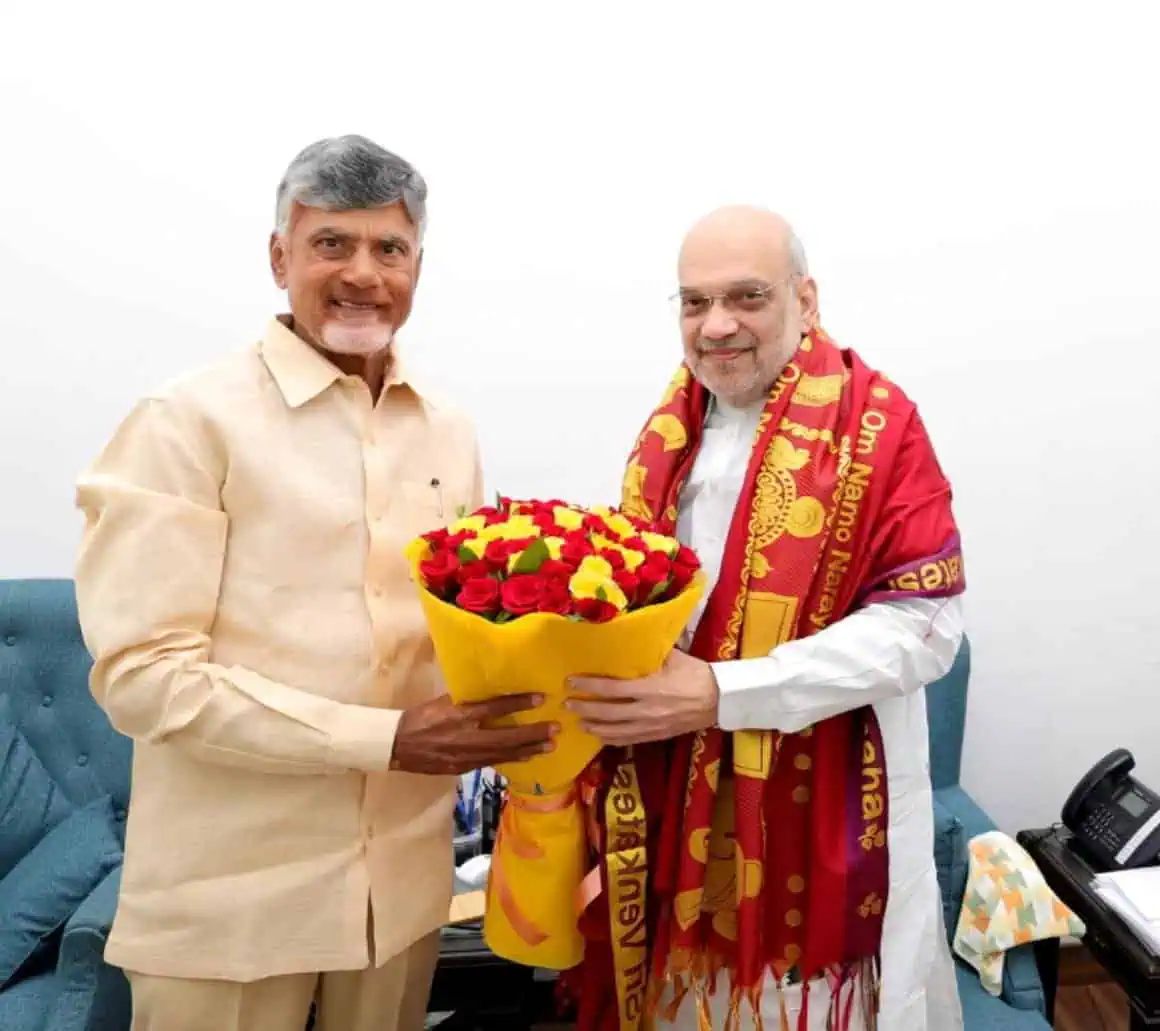 What transpired in Chandrababu Naidu's discussion with Amit Shah