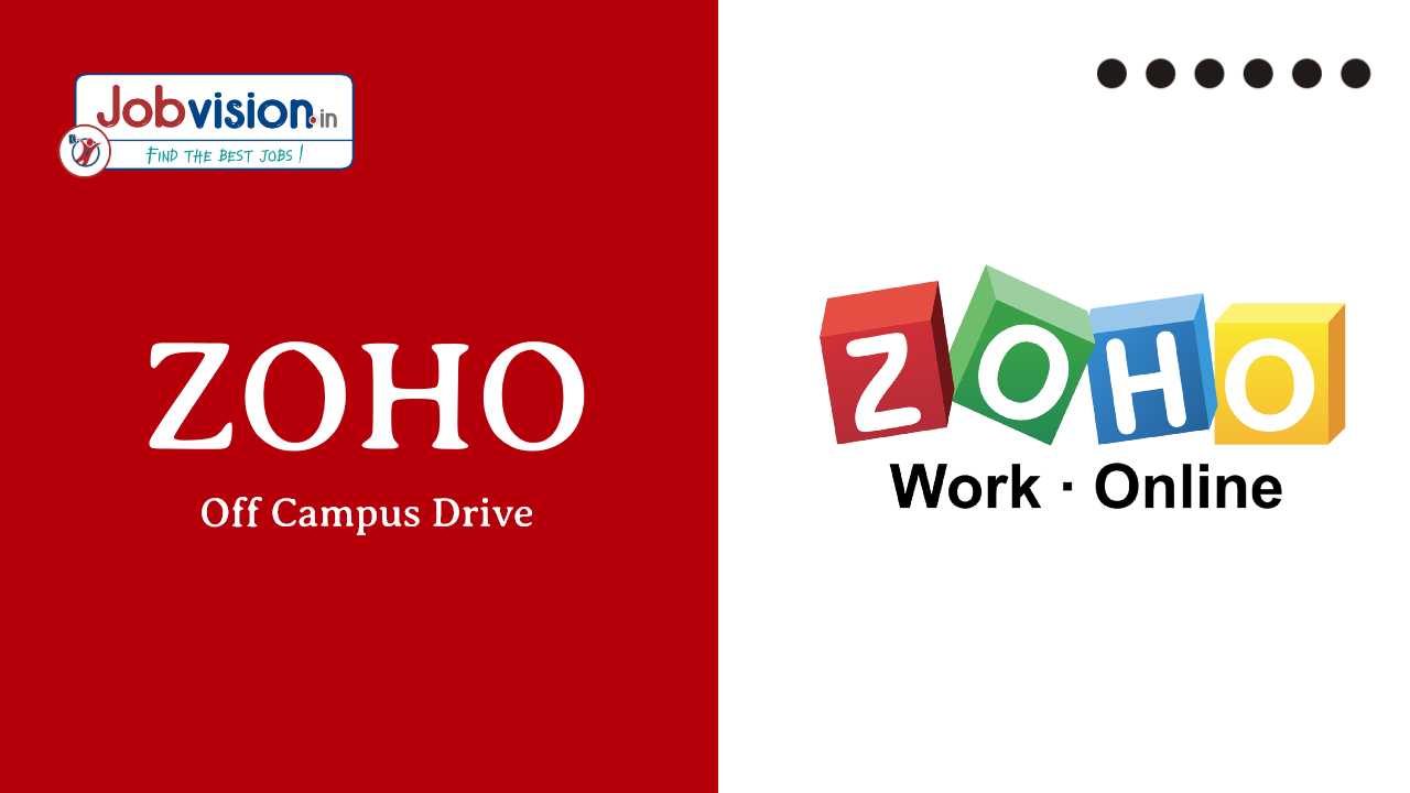 Zoho Off Campus Drive 2024 Software Developer Positions Qualification Details